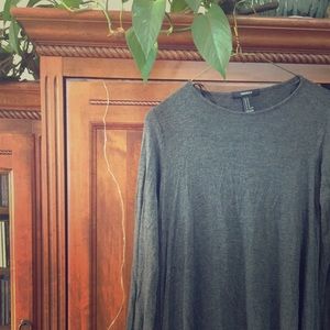 Grey T shirt dress